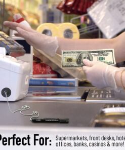 Nadex Secure Counterfeit Pen Attaches to Counter, (Gold for Real - Black for Fake), Detect Counterfeit Bills - 4 Pen, 1 Base 4 Pen + 1 Base Set 17 7153i9pYEDL