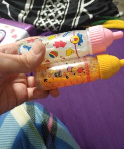 Toysmith My Sweet Baby, Magic Baby Bottle Set, Two Bottles, For Boys & Girls Age 3+ Magic Baby Bottles Doll Toy 34 7153lAzMYdL
