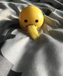 Cute Yellow Round Sucking & Vomiting Lazy Egg Yolk Vent Stress Tricky Game Relief Toys by Juicart 17 7153wj4rbkL