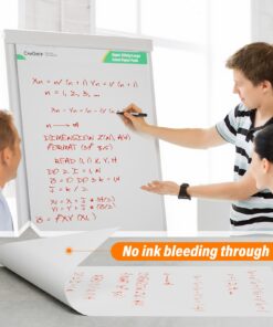 CREGEAR Large Chart Paper for Teachers, Sticky Flip Chart Paper 25 x 30 Inches,30 Sheets/Pad, Easel Paper Pad for White Board with 10 Colorful Markers 6 Sticky Note Pads 7 Pack (25 x 30 Inches 7PACK) 21 7154A94Df4L 1
