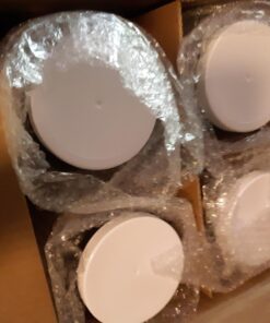 Paksh Novelty 1-Gallon Glass Jar Wide Mouth with Airtight Plastic Lid - USDA Approved BPA-Free Dishwasher Safe Mason Jar for Fermenting, Kombucha, Kefir, Storing and Canning Uses, Clear (4 Pack) Plastic Lid, 4 Pack 38 7154Nn5xueL