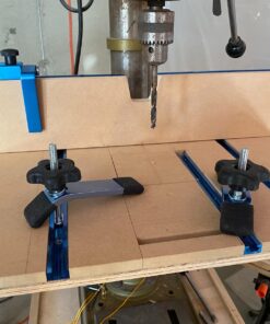 POWERTEC 71168 T-Track Hold Down Clamp for Woodworking, 5-1/2” L x 1-1/8” W, 2 Pack 5-1/2" Hold Down Clamp 33 7155IkezX L