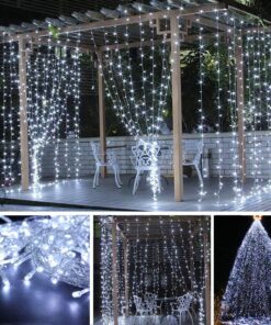 Twinkle Star, 8.26 Inches Indoor Outdoor, LED String Light for Christmas Wedding Party Home Garden Bedroom Wall Decoration (White) White 300 LED 19 7155XorqhdL
