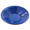 SE 8 Inch Gold Panning Pan - Dual Riffles for Easier Mining and Prospecting, Blue 8" 7 7156P5iTvKL