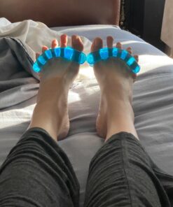 Original YogaToes - Small Sapphire Blue: Toe Stretcher & Toe Separator. Fight Bunions, Hammer Toes, Foot Pain & More! Small (Pack of 1) 44 7156dcdVm8L 2