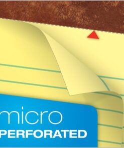 TOPS 8.5 x 11 Legal Pads, 12 Pack, The Legal Pad Brand, Wide Ruled, Yellow Paper, 50 Sheets Per Writing Pad, Made in the USA (7532) 19 7156pcaFGL