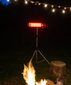 1500 Watt Gold Coated Tungsten Quartz Infrared Heater Remote Controlled Patio Heater/on Off/High/Low/med 20 71577LUn5SL