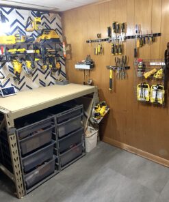 12" Magnetic Tool Holder Strip - A Tool Magnet Bar for Garage Organization, Shop Organization, and Workbench Accessories - Best Gift for Men - Easy To Install in Workshop - Mounting Screws Included. 4 32 71578HTQ41L