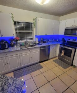 Govee Smart LED Strip Lights, 16.4ft WiFi LED Strip Lighting Work with Alexa and Google Assistant, 16 Million Colors with App Control and Music Sync LED Lights for Room, Kitchen, TV, Christmas 36 7158JCEcXZL