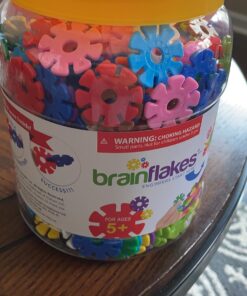 VIAHART Brain Flakes 500 Piece Interlocking Plastic Disc Set - A Creative and Educational Alternative to Building Blocks - Tested for Children's Safety - A Great Stem Toy for Both Boys and Girls 37 71590Ceo1 L