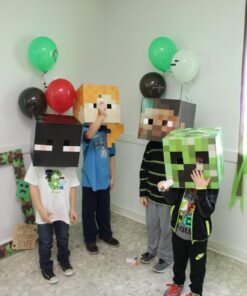 JINX Minecraft 12" Alex Head Costume Mask 16 71597SeeRFL