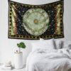 Madhu International Zodiac Mandala Tapestry Hippie Wall Hanging Astrology Tapestry Indian Handmade Tapestries Celtic Horoscope Tapestry Wall hanging (Green, Twin(54x82Inches)(140x210cms)) 54" x 82" Green 14 715AcHIfasL