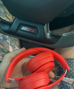 Beats Solo3 Wireless On-Ear Headphones - Apple W1 Headphone Chip, Class 1 Bluetooth, 40 Hours of Listening Time, Built-in Microphone - Red (Latest Model) Without AppleCare+ 44 715B98vGseL