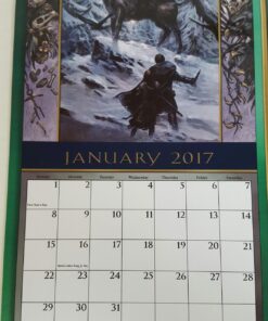 A Song of Ice and Fire 2017 Calendar: Illustrations by Didier Graffet Calendar, Wall Calendar 15 715Bmhv9C1L