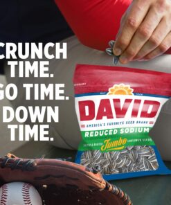 Jumbo Reduced Sodium Sunflower Seeds (4 Pack) 5.25 oz each Salty 12 715BwHzN5sL