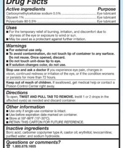 Refresh Optive Advanced Lubricant Eye Drops, Preservative-Free, Single-Use Containers, 0.01 Fl Oz - 30 Count (Pack of 1) 30 Count (Pack of 1) 12 715Bx8ZpvyL