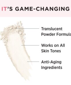 IT Cosmetics Bye Bye Pores - Poreless Finish Airbrush Powder - Universal Translucent Shade - Contains Anti-Aging Peptides, Silk, Hydrolyzed Collagen & Antioxidants - 0.23 oz 16 715C27XSHfL