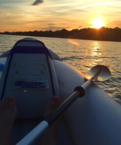 Sea Eagle SE370 Inflatable Sports Kayak -1-3 Person-Portable Stowable & Lightweight-with Seat(s), Paddle(s), Pump and Bag SE370 Sports Kayak Pro 36 715CAhM6uEL