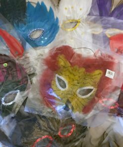 Fun Express Deluxe Feather Mask Assortment (1 Dozen)(Discontinued by manufacturer) 15 715CJxkoufL