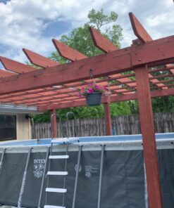 Intex 18ft X 9ft X 52in Ultra Frame Rectangular Pool Set with Sand Filter Pump, Ladder, Ground Cloth & Pool Cover 18 ft x 9 ft x 52 in 52 715CKaMjDIL