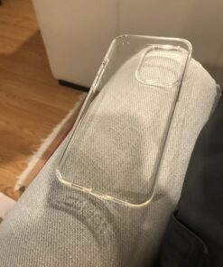 Amazon Basics Clear Soft TPU Smartphone Cover for iPhone 13 Pro 15 715COjrus3L