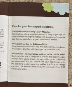 Naturepedic Organic Baby Crib Mattress - Classic 150 Coil 2-Stage Infant & Toddler Mattress - Waterproof Baby Bed Mattress for Crib - Non-Toxic Standard Baby Crib Mattress 15 715CigU7sZL