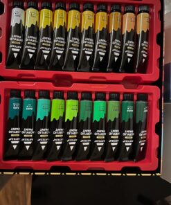 Arteza Acrylic Paint Set, 100 Colors, 0.41 fl Oz /12ml Tubes of Craft Paint, Heavy-Body, Glossy Finish, Colorful Addition to Your Art Supplies 100 x 12ml (0.41 fl oz) Craft 51 715D0ac6T4L