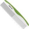 Dog Comb for Removes Tangles and Knots - Cat Comb for Removing Matted Fur - Grooming Tool with Stainless Steel Teeth and Non-Slip Grip Handle - Best Pet Hair Comb for Home Grooming Kit - Ebook Guide 43 715DO6EUfNL