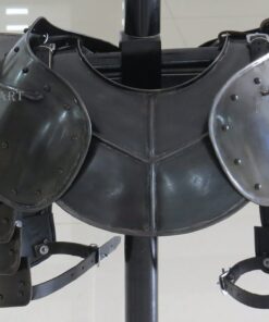 NauticalMart Dark Gothic Steel Gorget Neck Armor And Pauldron 6 715DV3nSKGL