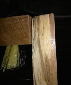 Superio Shoe and Boot Scraper, Outside Shoe Scrubber Brush 10.5 X 14 Inch - Cleans Deep Removes All Outdoor Dirt, Snow, Mud and Sand. Construction, Hiking Cleaner (Wood 1-Pack) Wood 1-Pack 25 715ERPipuSL