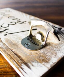 MAGCAP Outdoor Bottle Opener Wall Mounted - Style Magnetic Beer Bottle Opener that Catches Caps - Easy to Install and Incredibly Convenient 1 Matted Nickel 33 715EWDqn4qL