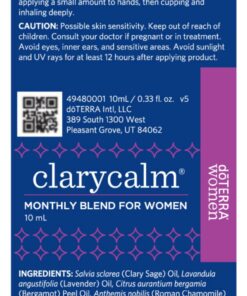 doTERRA Clary Calm Essential Oil Monthly Blend for Women - 10 ml 0.34 Fl Oz (Pack of 1) 12 715EjliM4NL