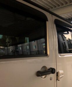 Rugged Ridge | Window Rain Deflectors | 11351.12 | Fits 2007-2018 Jeep Wrangler JKU 4-Door 24 715EoMO0ZwL