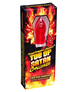 Alternative view of Flamethrower Candy Co Toe of Satan Lollipop One Pack Carolina Reaper Spicy Challenge 1 Count (Pack of 1)