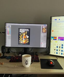 Dell UltraSharp U2720Q 27 Inch 4K UHD (3840 x 2160) LED Backlit LCD IPS USB-C Monitor (7GZ651) 38 715FfR83yPL