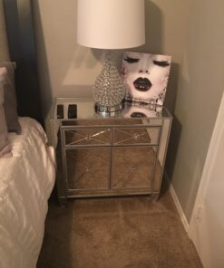 Possini Euro Design Kasey Modern Table Lamp 27" Tall Clear Acrylic Beaded Chrome Silver White Tapered Drum Shade for Bedroom Living Room House Home Bedside Nightstand Office Entryway Kids Family Acrylic Gourd Single 22 715GDS7DXEL