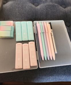 Four Candies Cute Mechanical Pencil Set, 6PCS Pastel Pencils 0.5mm & 0.7mm with 360PCS HB Pencil Leads, 3PCS Erasers and 9PCS Eraser Refills, Aesthetic Mechanical Pencils for Girls Writing 0.5&0.7 mm 36 715GV5qLWlL