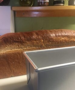 Focus Foodservice 16 by 4-Inch Single Pullman 2-Pound Bread Pan Commercial Bakeware, 2 Pound, Silver 18 715GuDGGLxL