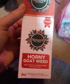 Horny Goat Weed Extract with Maca, Tribulus, L-Arginine, Ginseng - Enhance Energy & Performance for Men & Women - Boost Libido, Stamina & Sexual Health - 1000 mg Epimedium with Icariins Supplement 19 715GyWLrUeL