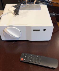 Native 1080P 5G WiFi Bluetooth Projector,15000L 450 ANSI Outdoor Movie Projector 4K Support and Max 450" Display, LED Home Theater Video Projector Compatible With iOS/Android/Win/TV Stick/PS5 White 47 715HAC25pRL