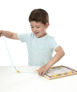 Melissa & Doug Created by Me! Alphabet Beads Deluxe Wooden Stringing Beads, 200+ Beads and 8 Laces for Jewelry-Making 18 715HyQubfyL 2