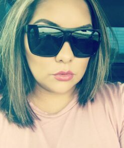 SA106 All Black Limo Flat Top Mob Oversized Rectangular Sunglasses 26 715I789jQZL