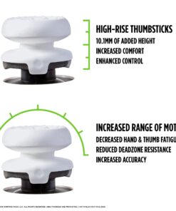 KontrolFreek FPS Freek Phantom for Xbox One Controller | Performance Thumbsticks | 2 High-Rise Concave | White 19 715JWWp190L