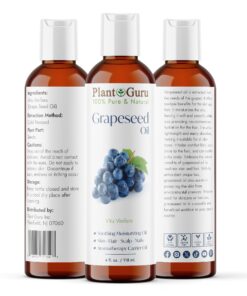 Carrier Oil Variety Set 4 oz. Cold Pressed 100% Pure Natural Sweet Almond, Avocado, Coconut Fractionated, Grapeseed. for Aromatherapy Essential Oils, Skin & Hair Growth, Moisturizer, Body Massage. 16 715KR6By2iL