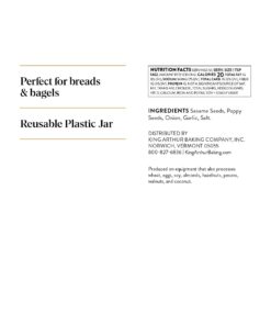 King Arthur, Everything Bagel Topping, Certified Kosher, 8 Ounces 15 715KlaJtQ6L