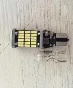 RAYHOO 1000 lumens Extremely Bright 921 912 LED Backup Light Bulbs Canbus Error Free T15 906 W16W socket 45pcs AK-4014 Chipsets, Only For Backup Reverse Lights, Xenon White 6000K, 2pcs 55 715KyMRDkAL