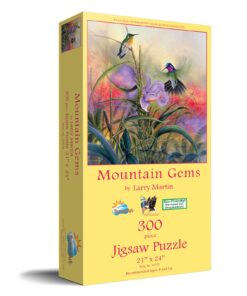 SUNSOUT INC - Mountain Gems - 300 pc Jigsaw Puzzle by Artist: Larry Martin - Finished Size 21" x 24" - MPN# 30775 7 715MPr3KhL