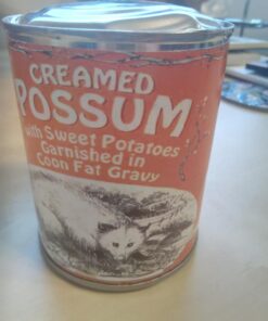 Creamed Possum in Coon Fat Gravy Garnished with Sweet Potatoes (Gag Can) 9 715MSxfzQGL