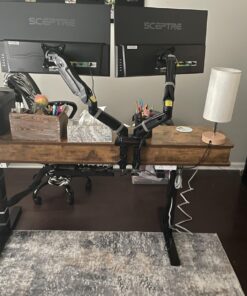 Sceptre 24-inch Professional Thin 1080p LED Monitor 99% sRGB 2x HDMI VGA Build-in Speakers, Machine Black (E248W-19203R Series) 24" 75Hz 41 715MYSBw75L