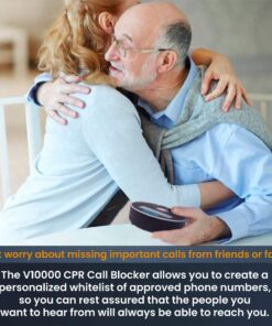 CPR V10000 – Whitelist Call Blocker. Landline Phone Call Blocker. Dual Mode Protection. Pre-Loaded with 10,000 Known Robocall Scam Numbers - Join Our Mission to Create a spam Free Community Black 13 715MhQWwzWL